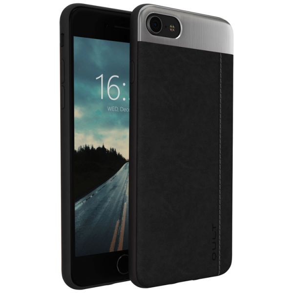 Back Case Qult "Slate" für iPhone 7/8 schwarz